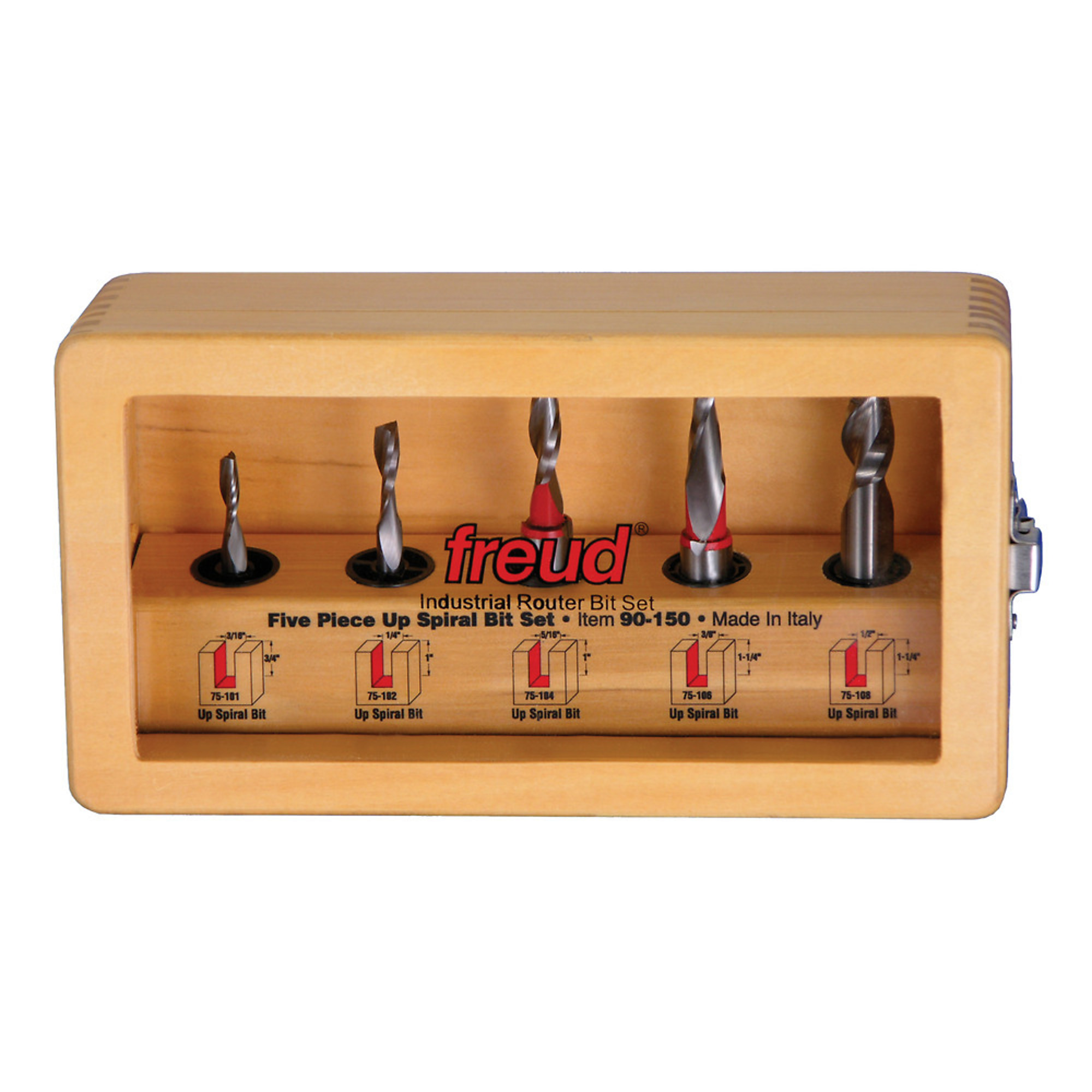 Diablo 5-Pc. Upcut Spiral Bit Set, Model# 90150